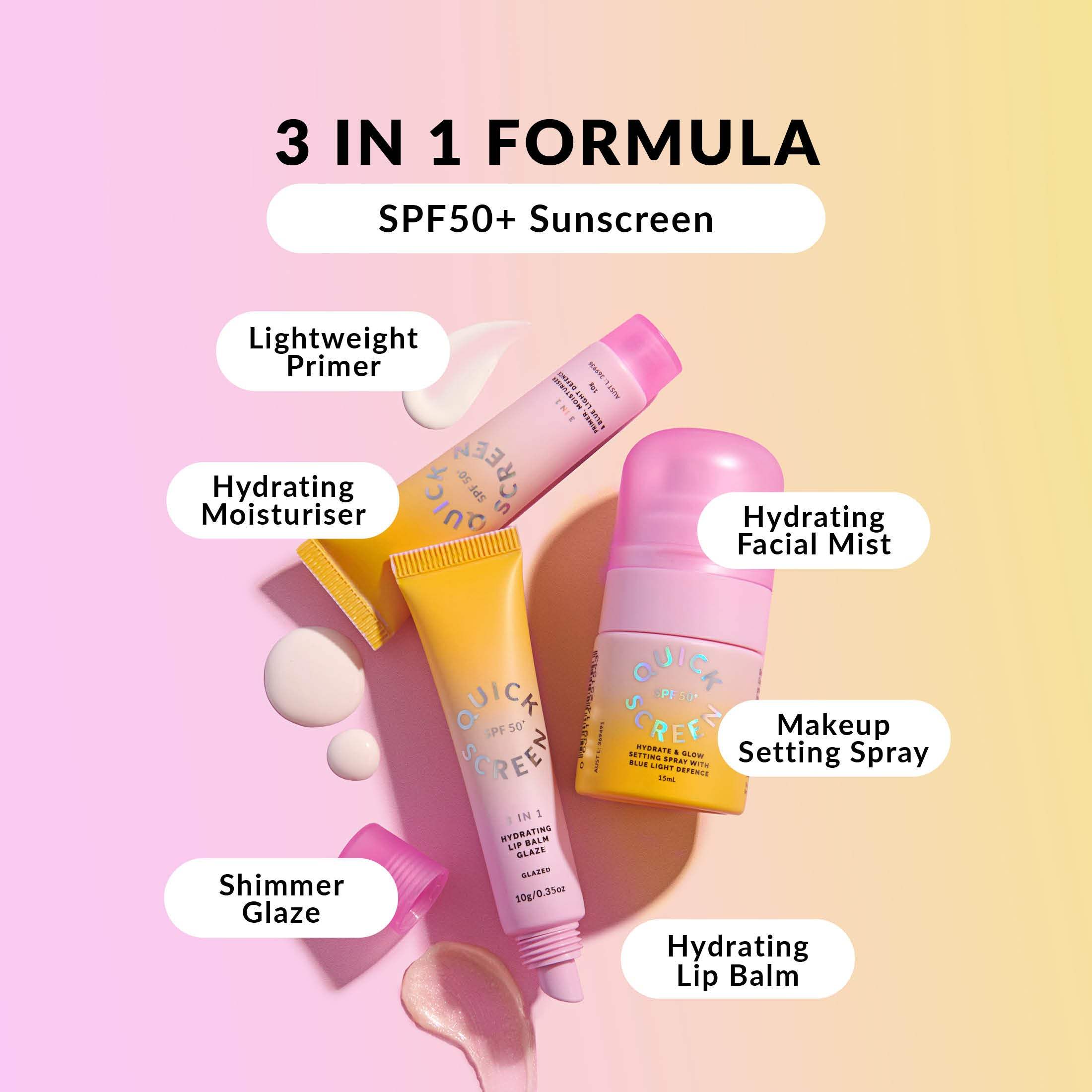 SPF 50+ BFF Travel Kit - - Quick Flick