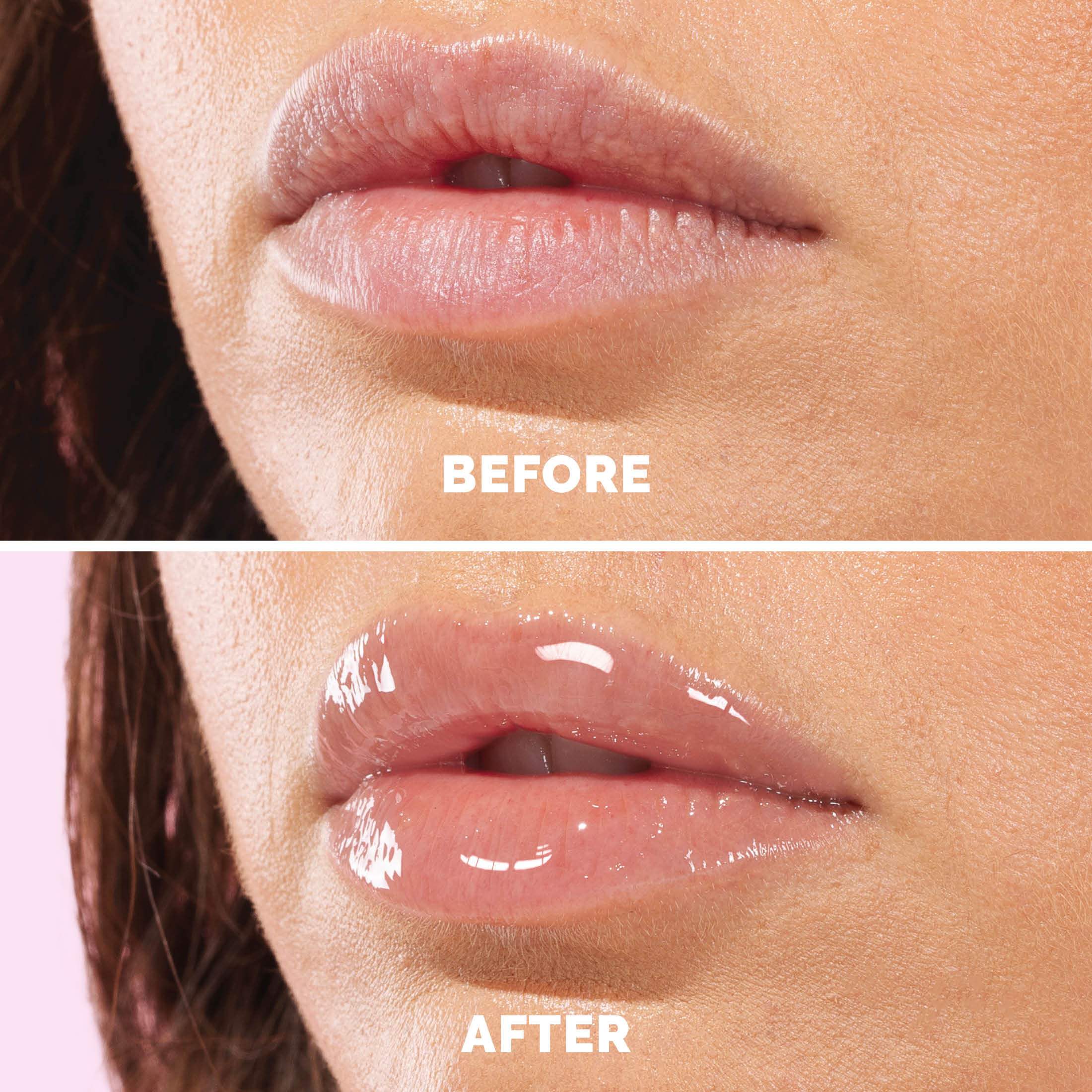 SPF50 3 in 1 Hydrate & Plump Honey Lip Oil - - Quick Flick