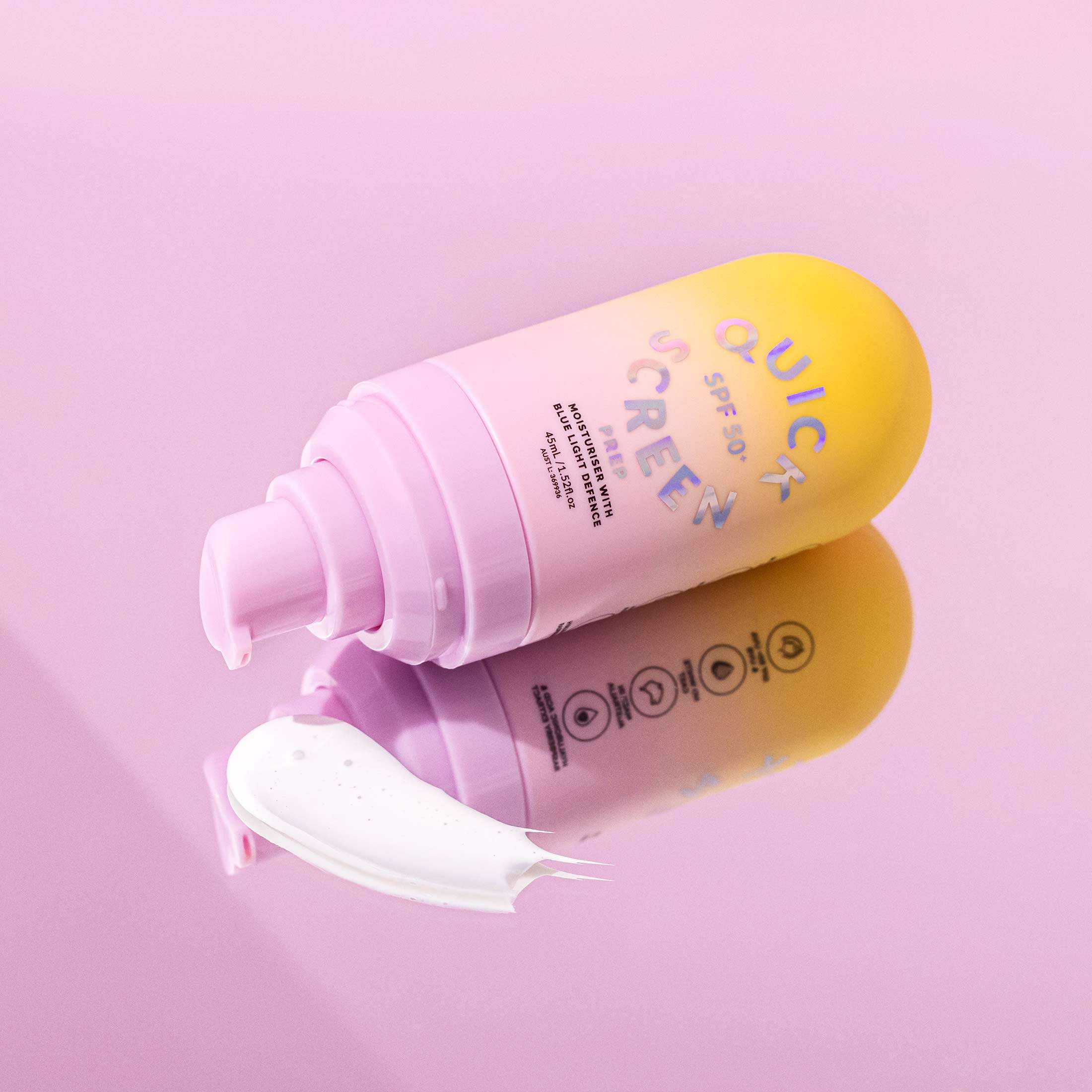 SPF 50+ Prep Moisturiser with Blue Light Defence - - Quick Flick