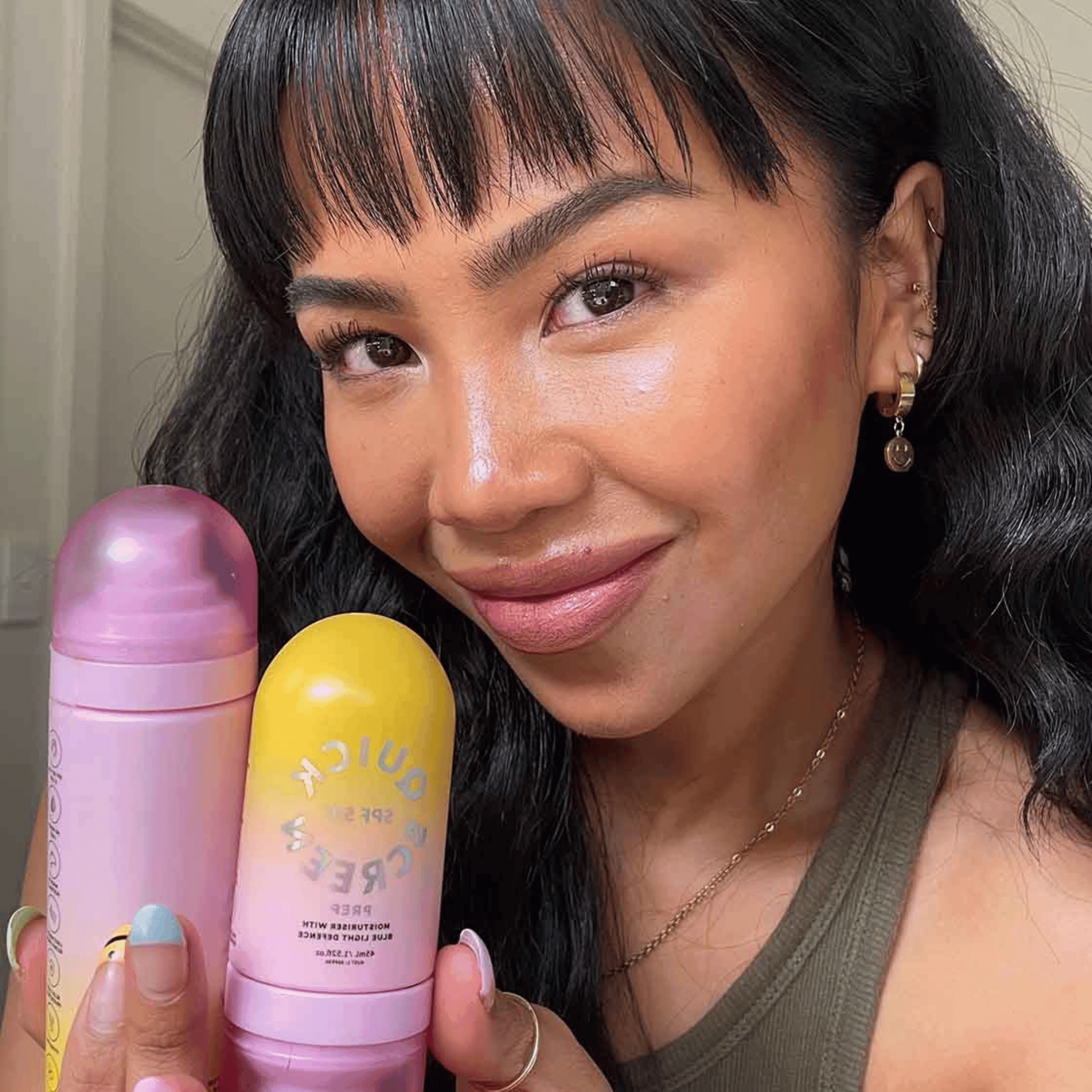 SPF 50+ Set Finishing Spray with Blue Light Defence - - Quick Flick