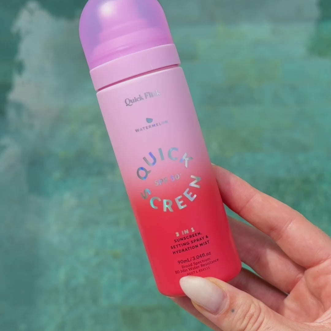 SPF50+ 3 in 1 Sunscreen, Setting Spray & Hydration Mist