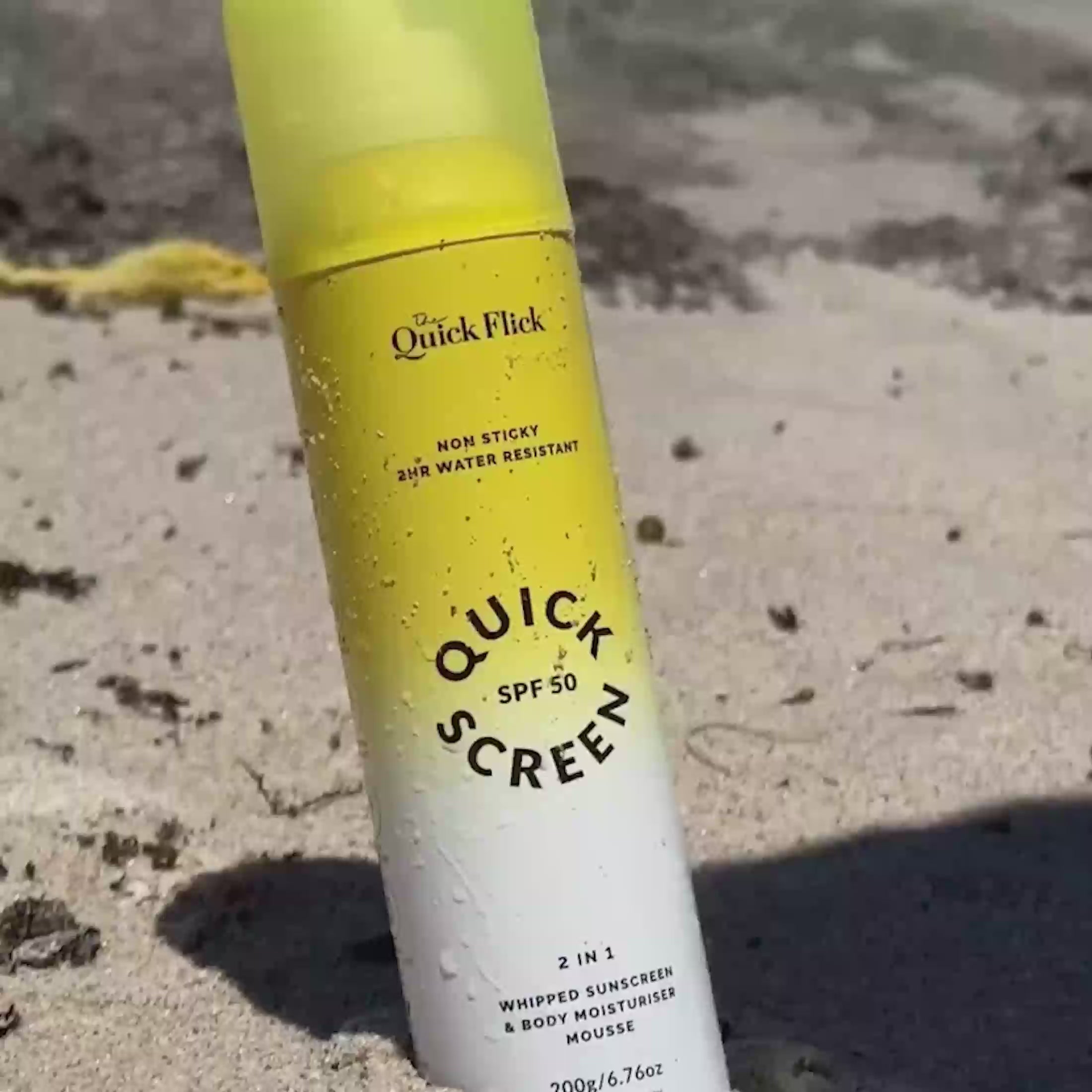SPF50 Whipped Sunscreen & Body Moisturiser Mousse
