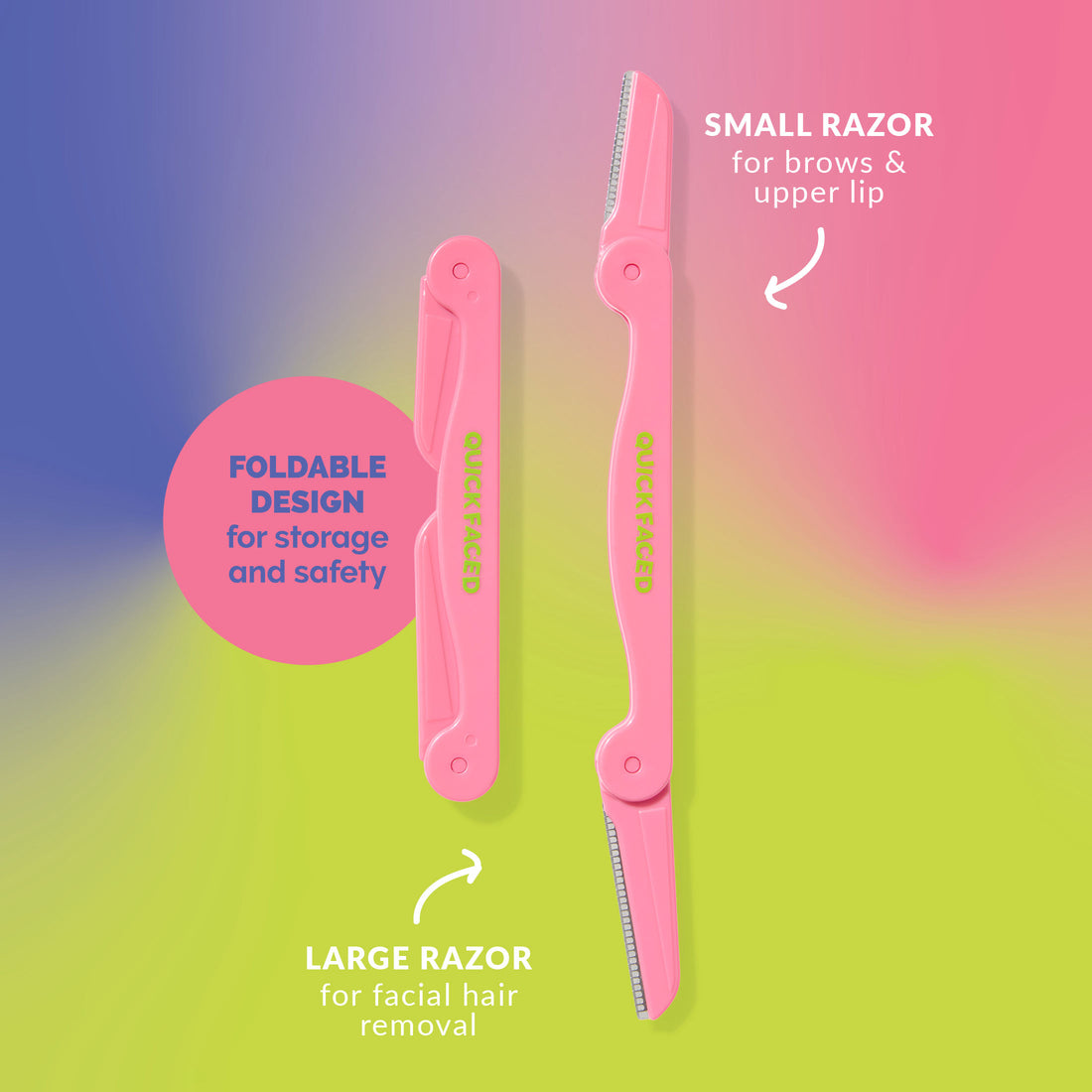 2 in 1 Brow Shaper &amp; Facial Razor Duo