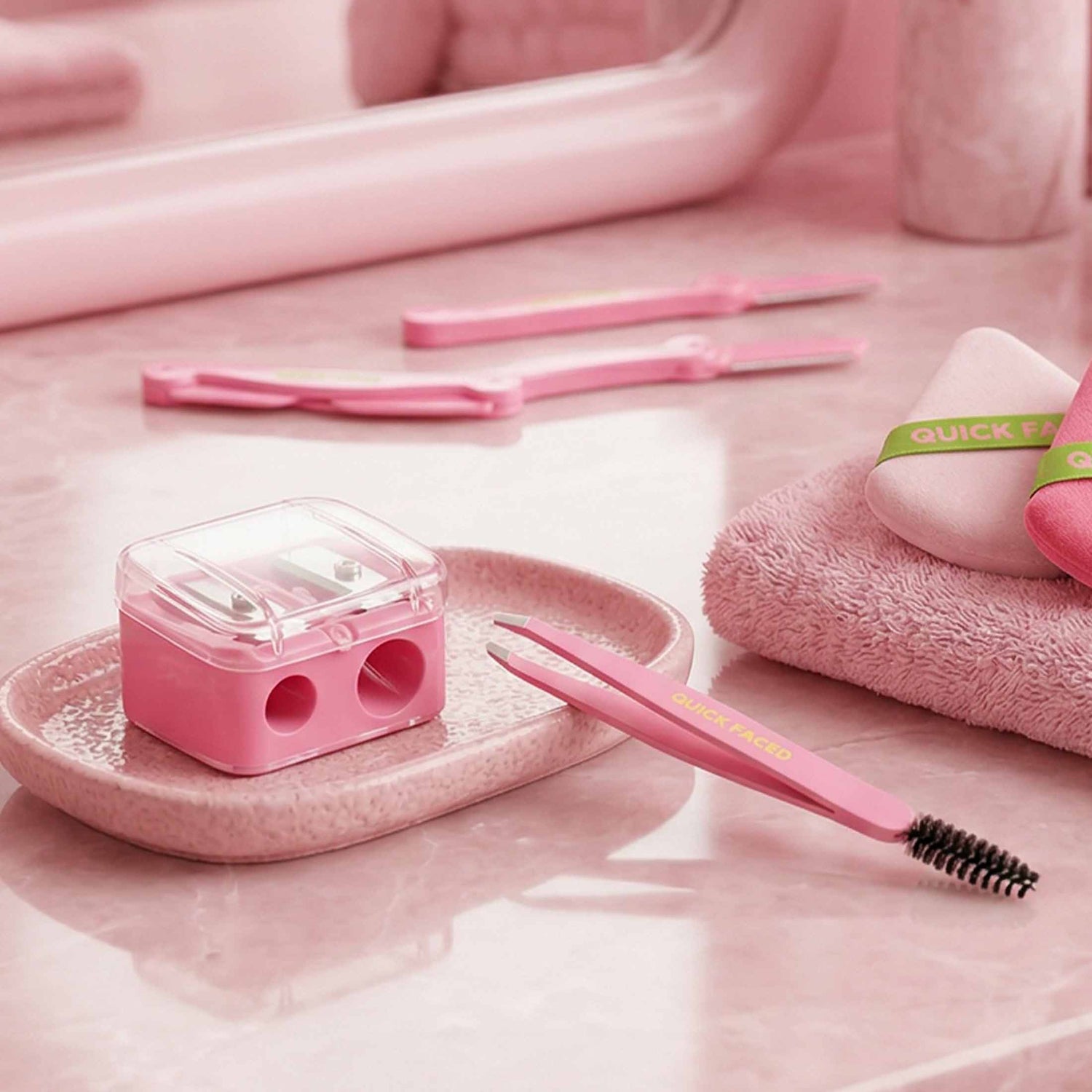 2 in 1 Precision Tweezers &amp; Brush