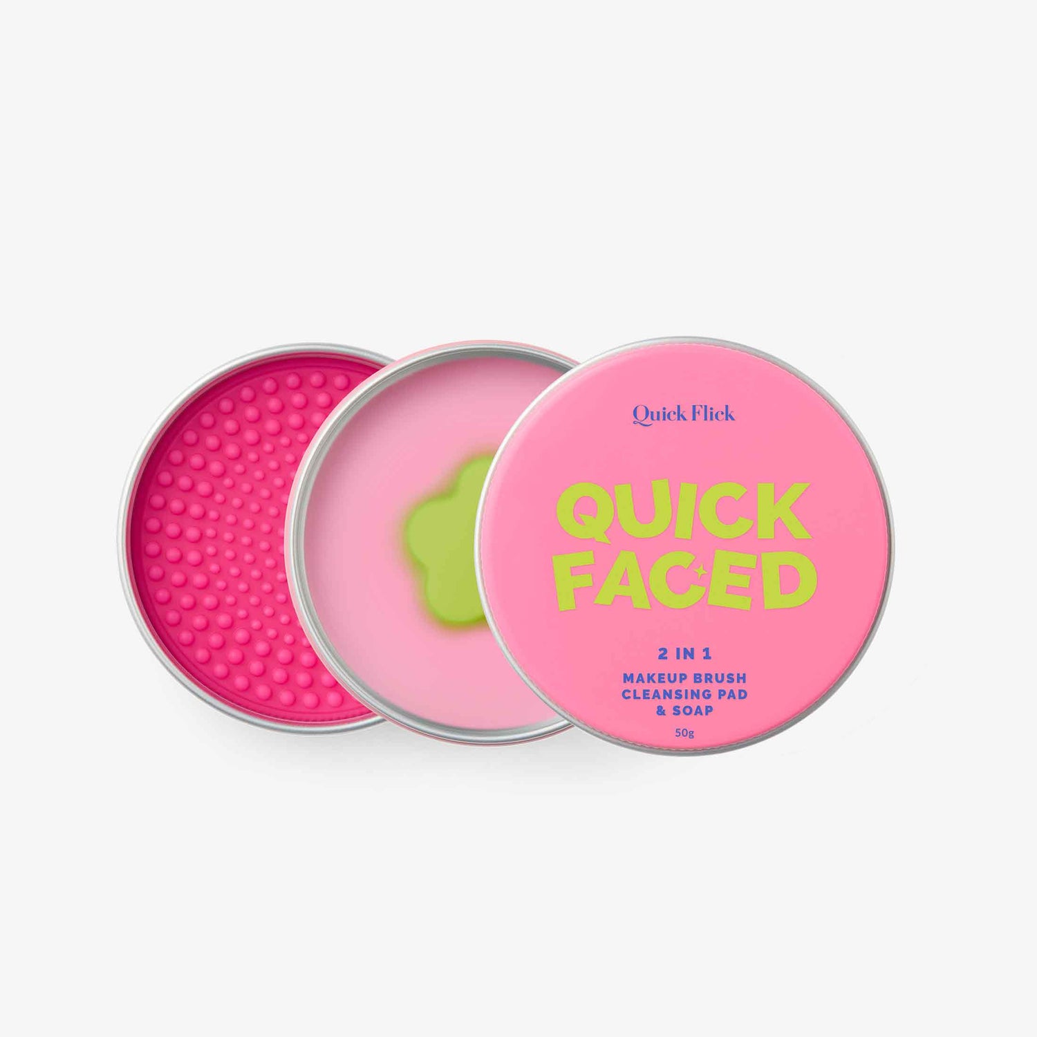 2 in 1 Makeup Brush Cleansing Pad and Soap