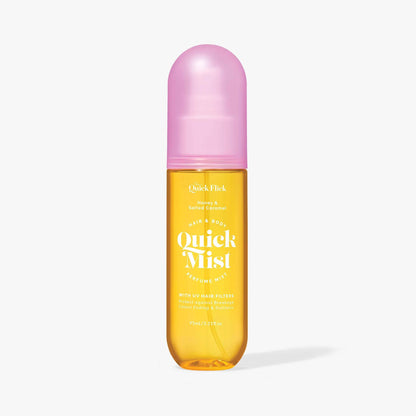 3 in 1 Hair &amp; Body Perfume Mist with UV Hair Filters - - Quick Flick 