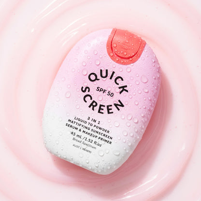 SPF50 Liquid to Powder Mattifying Serum &amp; Primer - Watermelon