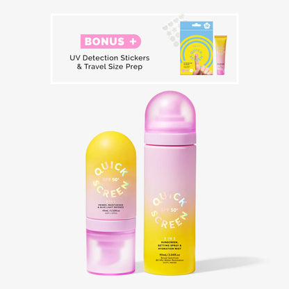 SPF 50+ Prep &amp; Set Bundle