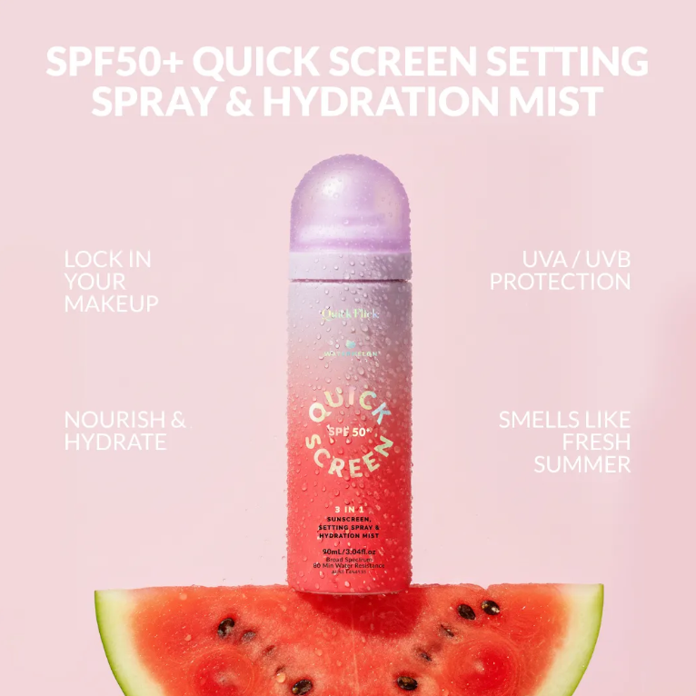 SPF50+ 3 in 1 Sunscreen, Setting Spray &amp; Hydration Mist