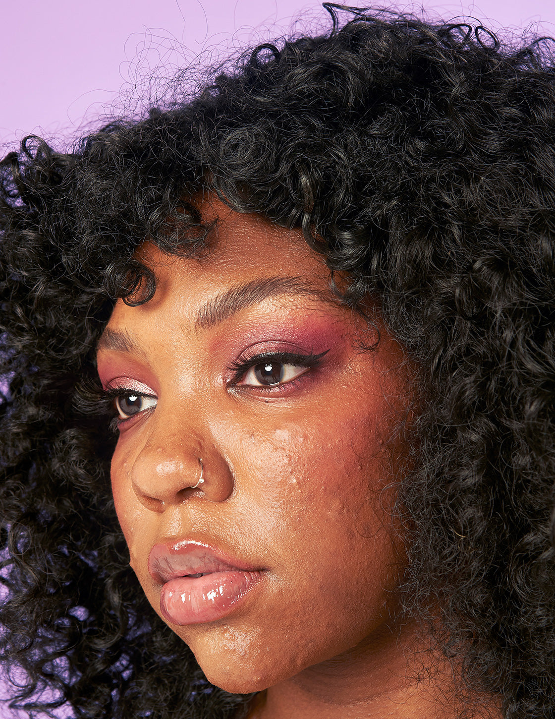 Tabita wears To The Point One with Quick Lash Adhesive in Black